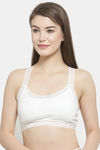 PrettyCat Padded Full Coverage Bralette - White — thumbnail 3