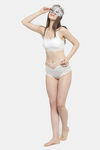 PrettyCat Padded Full Coverage Bralette - White — thumbnail 5