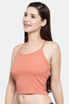 PrettyCat Padded Full Coverage Bralette - Orange — thumbnail 3