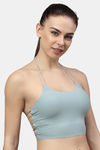 PrettyCat Lightly Lined Non-Wired Full Coverage Bralette - Grey — thumbnail 3