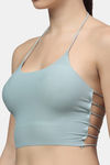 PrettyCat Lightly Lined Non-Wired Full Coverage Bralette - Grey — thumbnail 4