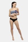 PrettyCat Padded Demi Coverage Tube Bra - Grey — thumbnail 5