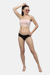 PrettyCat Padded Demi Coverage Tube Bra - Pink — thumbnail 5