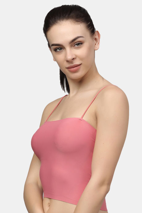 PrettyCat Lightly Lined Full Coverage Bralette - Pink — image 3