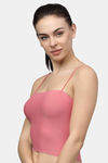 PrettyCat Lightly Lined Full Coverage Bralette - Pink — thumbnail 3