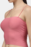 PrettyCat Lightly Lined Full Coverage Bralette - Pink — thumbnail 4