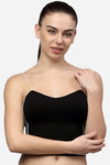 PrettyCat Lightly Lined Full Coverage Bralette - Black — thumbnail 1