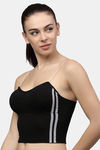 PrettyCat Lightly Lined Full Coverage Bralette - Black — thumbnail 3