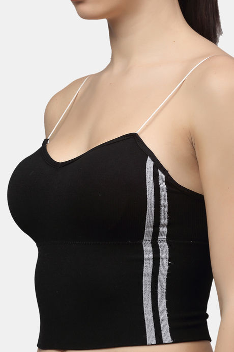 PrettyCat Lightly Lined Full Coverage Bralette - Black — image 4