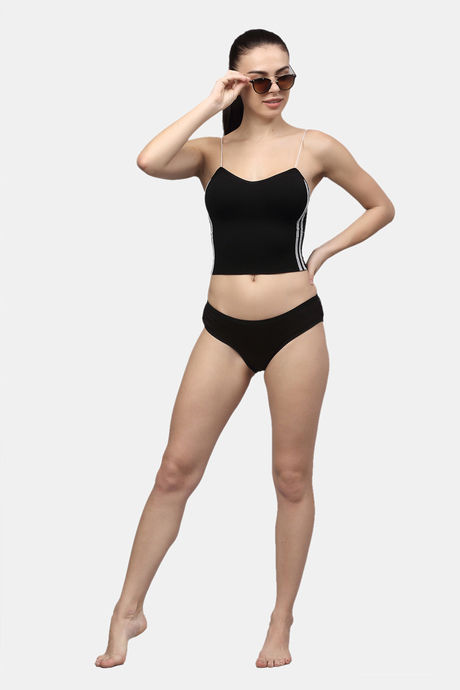 PrettyCat Lightly Lined Full Coverage Bralette - Black — image 5