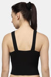 PrettyCat Padded Full Coverage Blouse Bra - Black — thumbnail 2