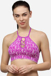 PrettyCat Padded Full Coverage Blouse Bra - Purple — thumbnail 1