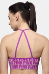 PrettyCat Padded Full Coverage Blouse Bra - Purple — thumbnail 2