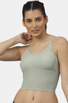 PrettyCat Padded Non-Wired Full Coverage Bralette - Green — thumbnail 1