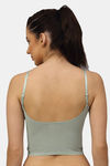 PrettyCat Padded Non-Wired Full Coverage Bralette - Green — thumbnail 2