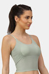 PrettyCat Padded Non-Wired Full Coverage Bralette - Green — thumbnail 3