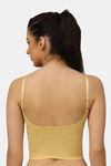 PrettyCat Padded Non-Wired Full Coverage Bralette - Yellow — thumbnail 2