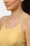 PrettyCat Padded Non-Wired Full Coverage Bralette - Yellow — thumbnail 4