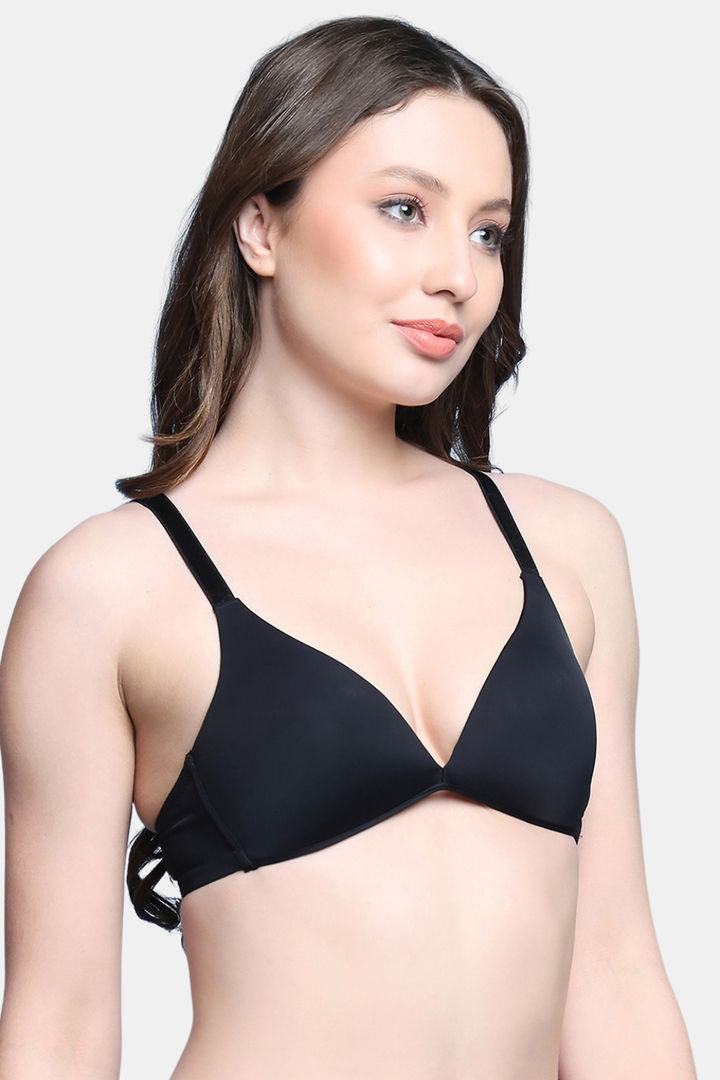 PrettyCat Women Nonwire Seamless Plunge Bra  — image 3