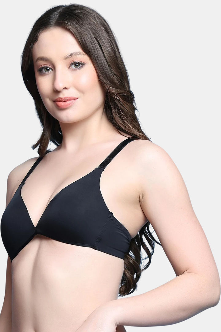 PrettyCat Women Nonwire Seamless Plunge Bra  — image 4