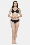 PrettyCat Non-Wired Medium Coverage T-Shirt Bra - Black — thumbnail 6