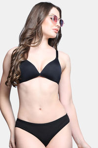 PrettyCat Women Nonwire Seamless Plunge Bra  — thumbnail 7