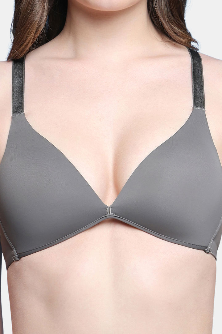 PrettyCat Women Nonwire Seamless Plunge Bra  — image 6