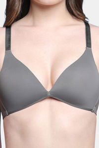 PrettyCat Women Nonwire Seamless Plunge Bra  — thumbnail 6