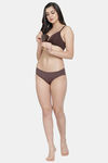 PrettyCat Non-Wired Medium Coverage T-Shirt Bra - Brown — thumbnail 7