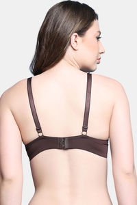 PrettyCat Women Nonwire Seamless Plunge Bra  — thumbnail 2