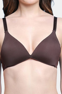 PrettyCat Women Nonwire Seamless Plunge Bra  — thumbnail 6