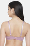 PrettyCat Non-Wired Medium Coverage T-Shirt Bra - Purple — thumbnail 2