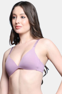 PrettyCat Women Nonwire Seamless Plunge Bra  — thumbnail 3