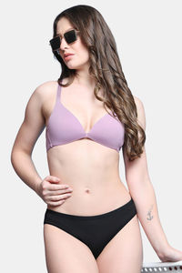 PrettyCat Women Nonwire Seamless Plunge Bra  — thumbnail 7