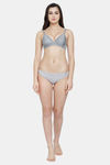 PrettyCat Non-Wired Medium Coverage T-Shirt Bra - Grey — thumbnail 7