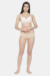 PrettyCat Non-Wired Medium Coverage T-Shirt Bra - Skin White — thumbnail 6