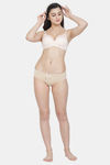 PrettyCat Non-Wired Medium Coverage T-Shirt Bra - Skin White — thumbnail 7