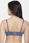 PrettyCat Wired Medium Coverage T-Shirt Bra - Grey — thumbnail 2