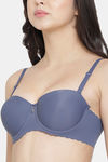 PrettyCat Wired Medium Coverage T-Shirt Bra - Grey — thumbnail 5