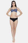PrettyCat Wired Medium Coverage T-Shirt Bra - Grey — thumbnail 6