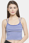 PrettyCat Non-Wired Medium Coverage T-Shirt Bra - Blue — thumbnail 1