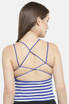 PrettyCat Non-Wired Medium Coverage T-Shirt Bra - Blue — thumbnail 2