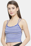 PrettyCat Non-Wired Medium Coverage T-Shirt Bra - Blue — thumbnail 3