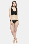 PrettyCat Non-Wired Medium Coverage T-Shirt Bra - Black — thumbnail 6
