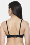 PrettyCat Wired Medium Coverage Push-Up Bra - Black — thumbnail 2