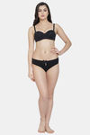 PrettyCat Wired Medium Coverage Push-Up Bra - Black — thumbnail 6