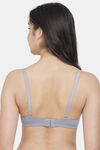 PrettyCat Wired Medium Coverage Push-Up Bra - Grey — thumbnail 2