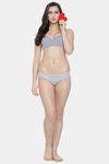 PrettyCat Wired Medium Coverage Push-Up Bra - Grey — thumbnail 7