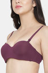PrettyCat Wired Medium Coverage Push-Up Bra - Maroon — thumbnail 5