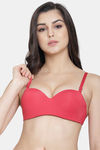 PrettyCat Wired Medium Coverage Push-Up Bra - Red — thumbnail 1